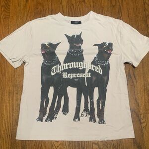 Represent England Men's Vintage Graphic Tee - Cream